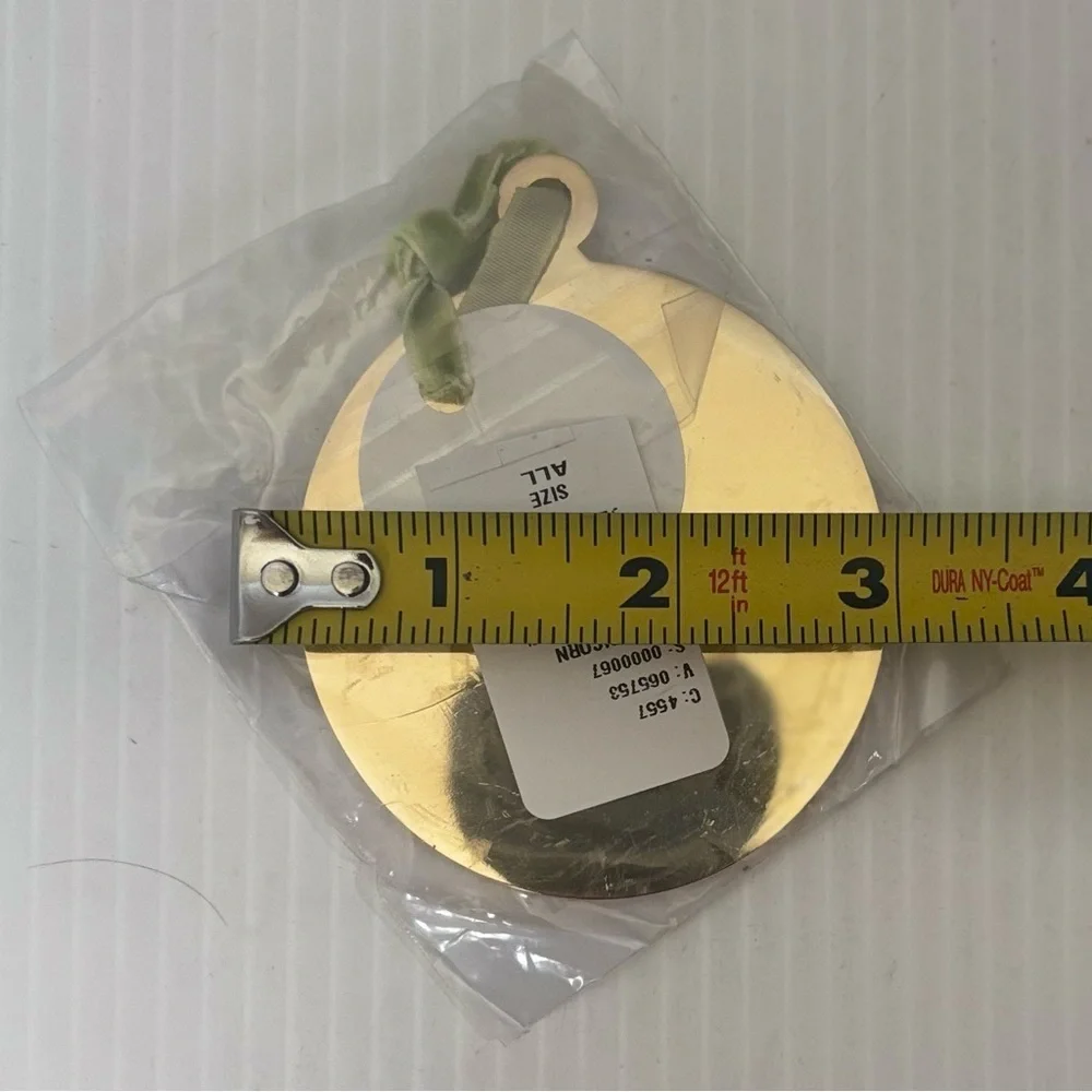 Anthropologie Lou Benesch Zodiac Ornament Gold Plated Charm Hanging Capricorn